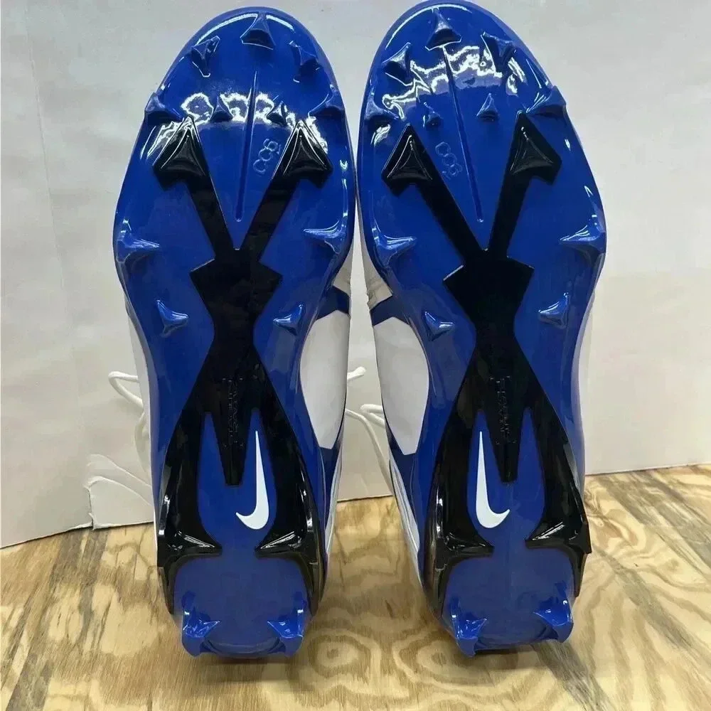 Nike Alpha Menace Pro 3 Mid Men's 17 White Royal Blue football cleats CT6649-101